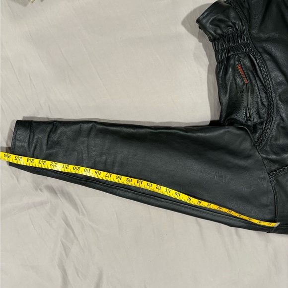 Ladies Leather Motorcycle Jacket - Picture 7 of 7